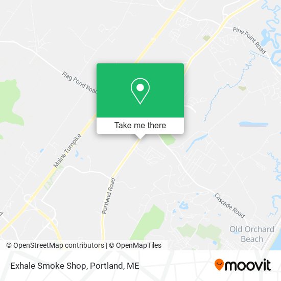 Exhale Smoke Shop map