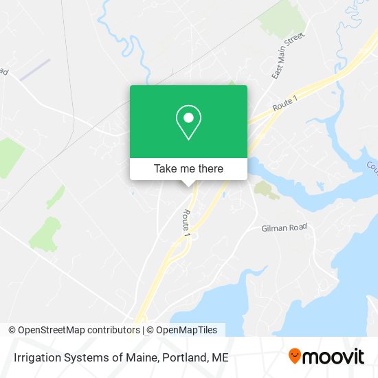 Irrigation Systems of Maine map