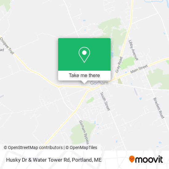 Husky Dr & Water Tower Rd map