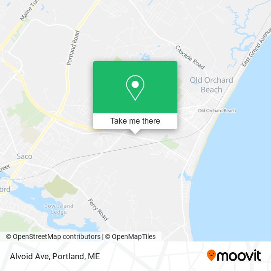 Alvoid Ave map
