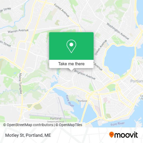 Motley St map