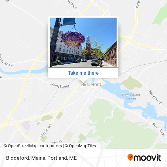 Mapa de Biddeford, Maine