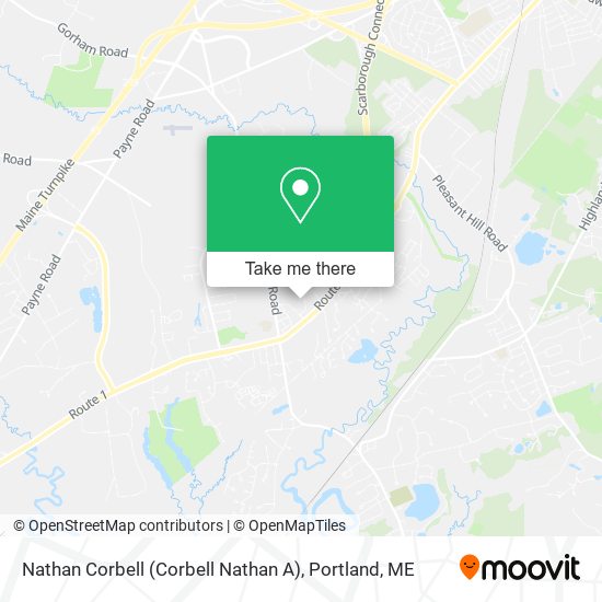 Nathan Corbell (Corbell Nathan A) map