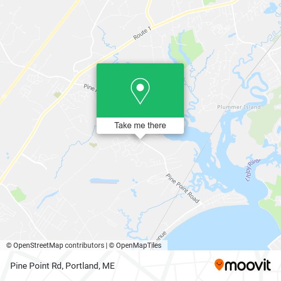 Mapa de Pine Point Rd