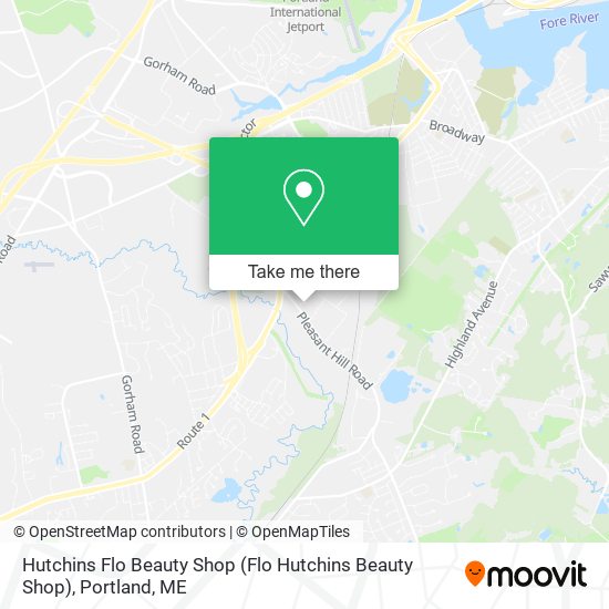 Hutchins Flo Beauty Shop map