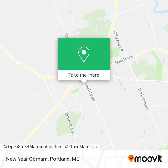 New Year Gorham map