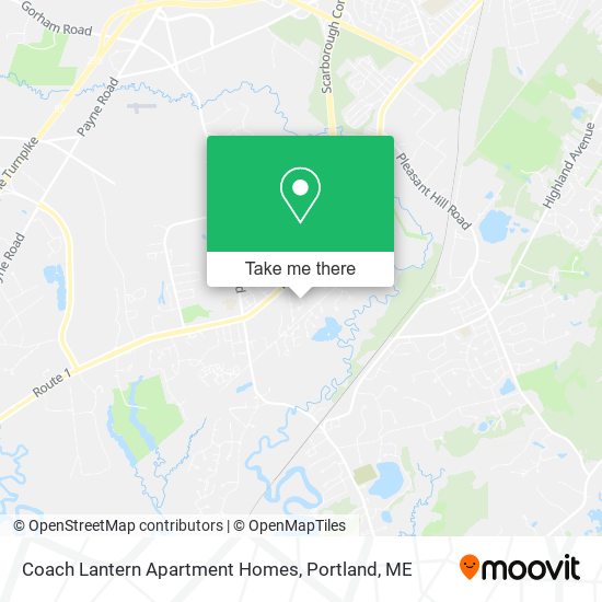 Mapa de Coach Lantern Apartment Homes