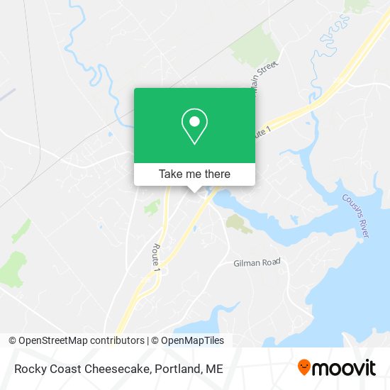 Rocky Coast Cheesecake map