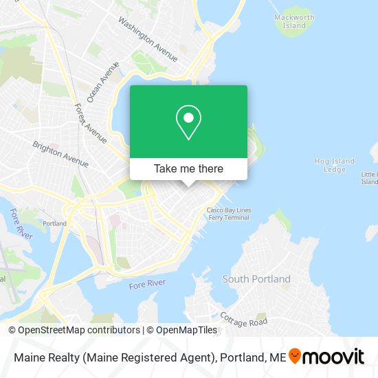 Maine Realty (Maine Registered Agent) map