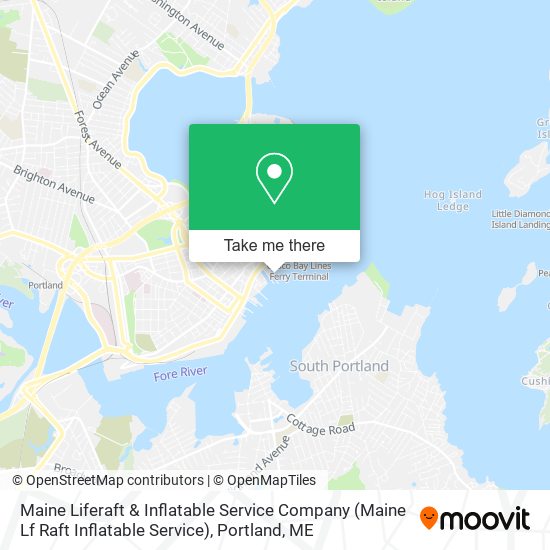 Maine Liferaft & Inflatable Service Company (Maine Lf Raft Inflatable Service) map