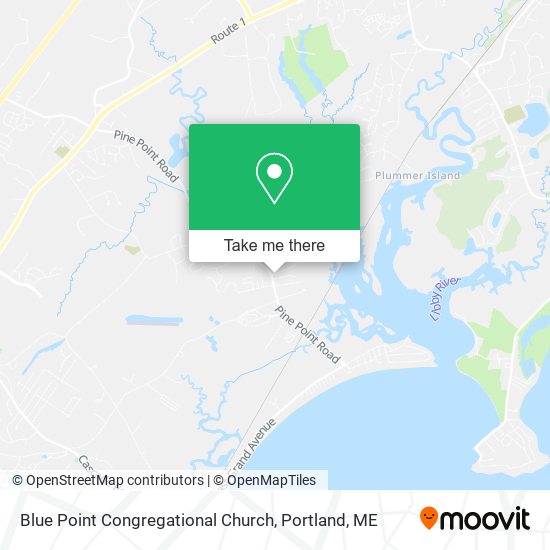 Blue Point Congregational Church map