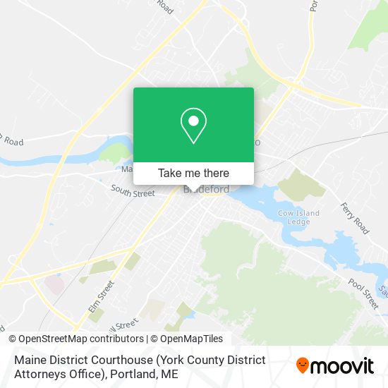 Maine District Courthouse (York County District Attorneys Office) map