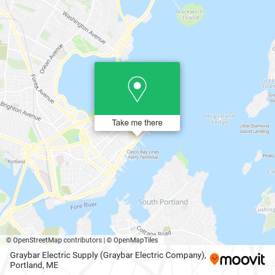 Mapa de Graybar Electric Supply (Graybar Electric Company)