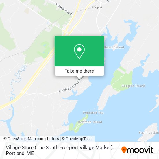 Village Store (The South Freeport Village Market) map