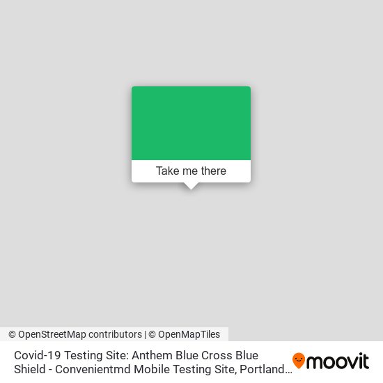 Covid-19 Testing Site: Anthem Blue Cross Blue Shield - Convenientmd Mobile Testing Site map