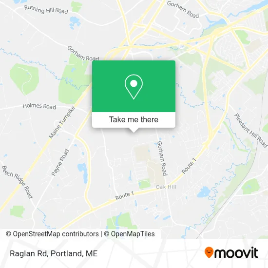 Raglan Rd map