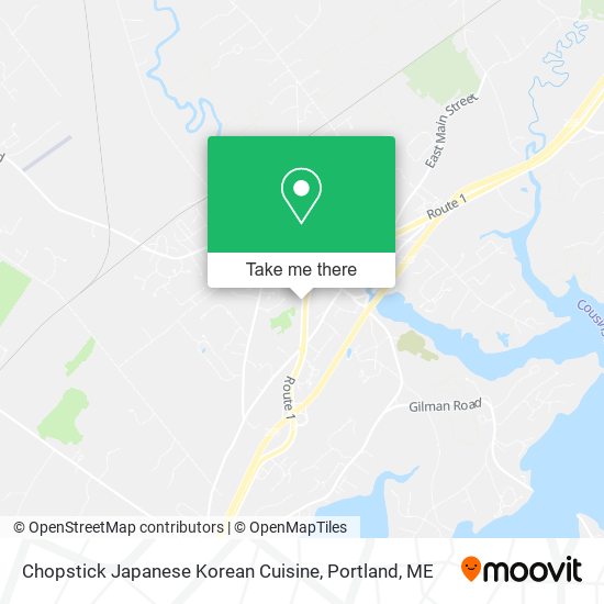 Chopstick Japanese Korean Cuisine map