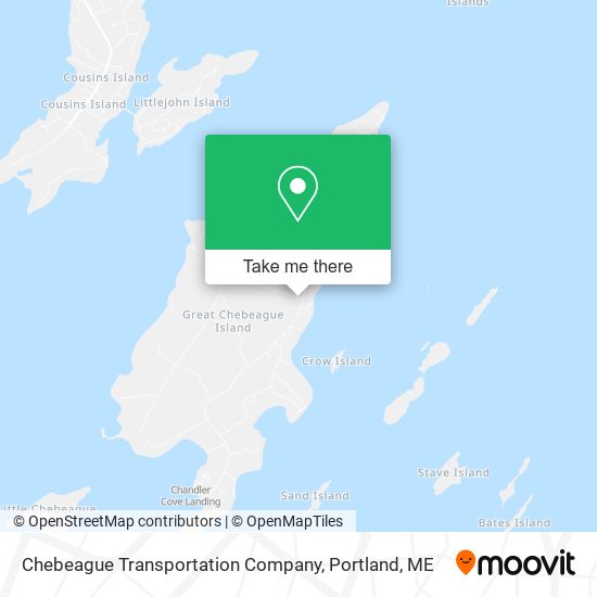 Chebeague Transportation Company map