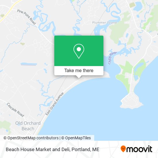 Beach House Market and Deli map