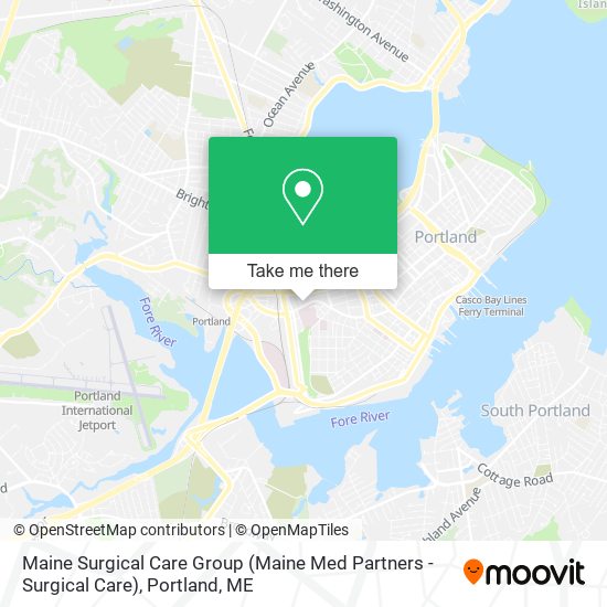 Maine Surgical Care Group (Maine Med Partners - Surgical Care) map