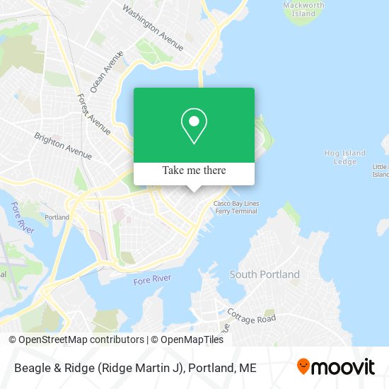 Beagle & Ridge (Ridge Martin J) map