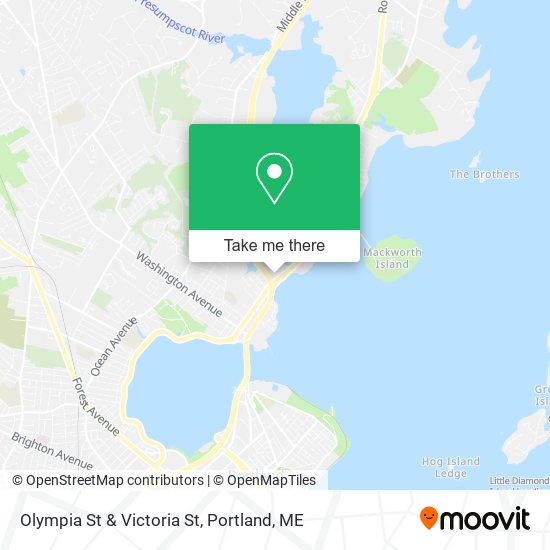 Mapa de Olympia St & Victoria St
