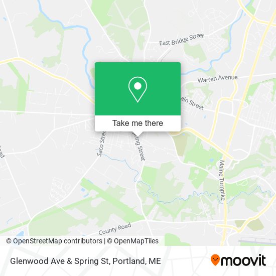 Glenwood Ave & Spring St map