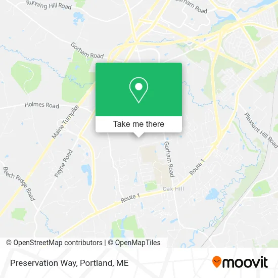 Preservation Way map