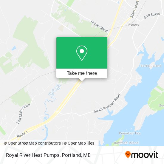 Royal River Heat Pumps map