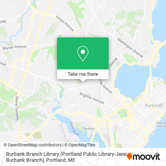 Burbank Branch Library (Portland Public Library-Jane Burbank Branch) map