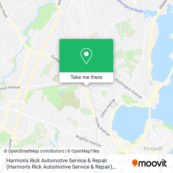 Harmon's Rick Automotve Service & Repair map