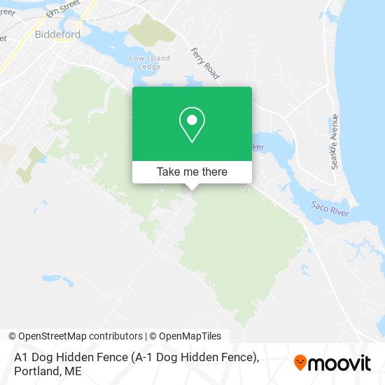 A1 Dog Hidden Fence (A-1 Dog Hidden Fence) map