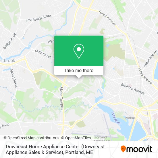 Downeast Home Appliance Center (Downeast Appliance Sales & Service) map