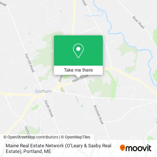 Maine Real Estate Network (O'Leary & Saxby Real Estate) map