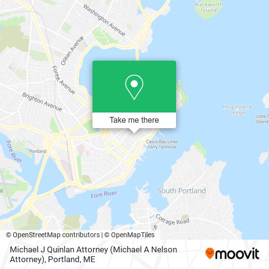 Michael J Quinlan Attorney (Michael A Nelson Attorney) map
