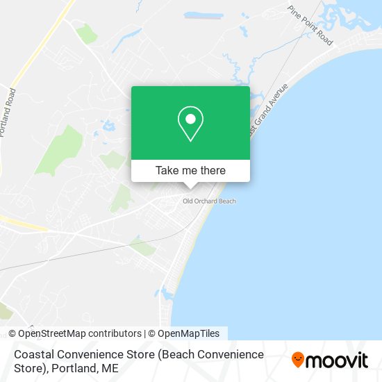 Mapa de Coastal Convenience Store (Beach Convenience Store)