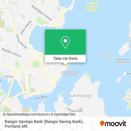 Bangor Savings Bank (Bangor Saving Bank) map