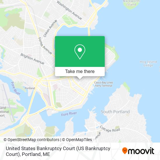 United States Bankruptcy Court (US Bankruptcy Court) map