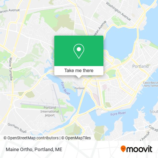 Maine Ortho map