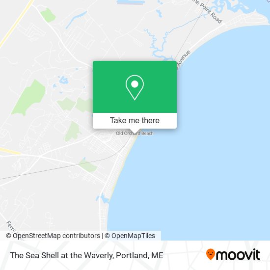 The Sea Shell at the Waverly map