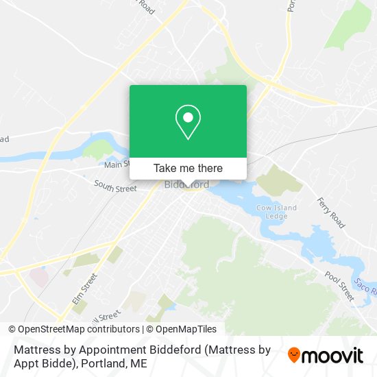 Mattress by Appointment Biddeford (Mattress by Appt Bidde) map