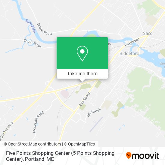 Five Points Shopping Center map