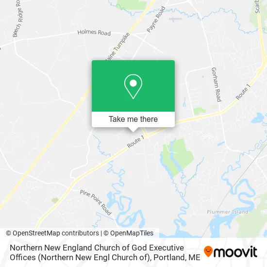 Northern New England Church of God Executive Offices (Northern New Engl Church of) map