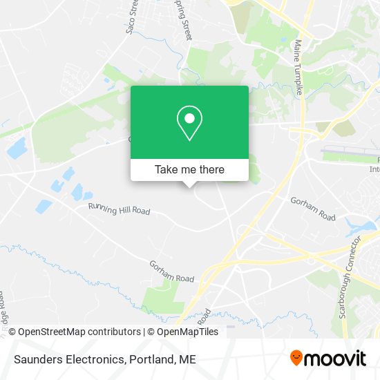 Saunders Electronics map