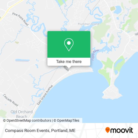 Mapa de Compass Room Events
