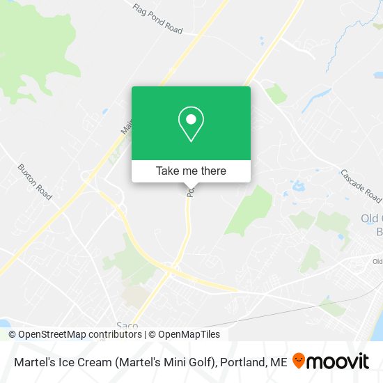 Martel's Ice Cream (Martel's Mini Golf) map