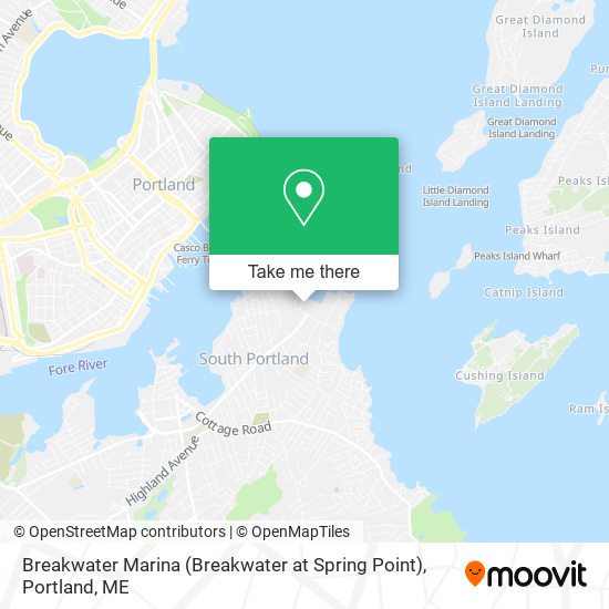 Breakwater Marina (Breakwater at Spring Point) map