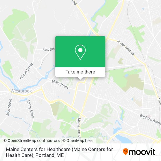 Maine Centers for Healthcare (Maine Centers for Health Care) map