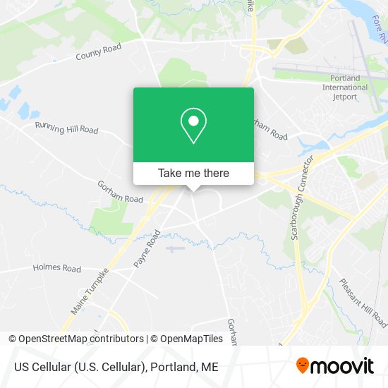 US Cellular (U.S. Cellular) map