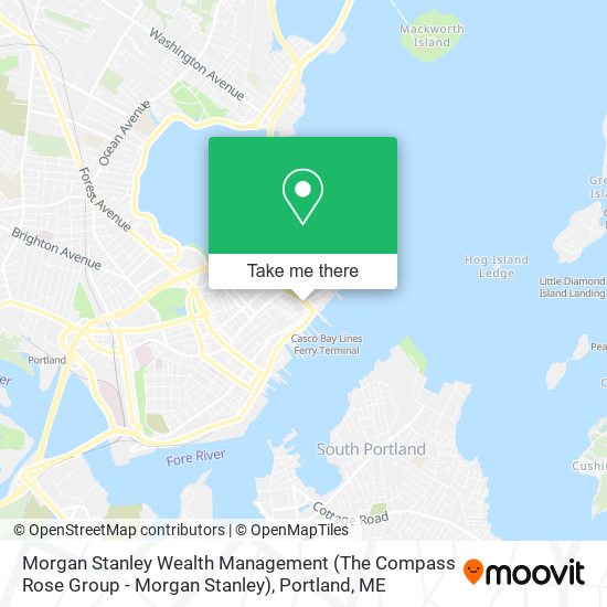 Morgan Stanley Wealth Management (The Compass Rose Group - Morgan Stanley) map